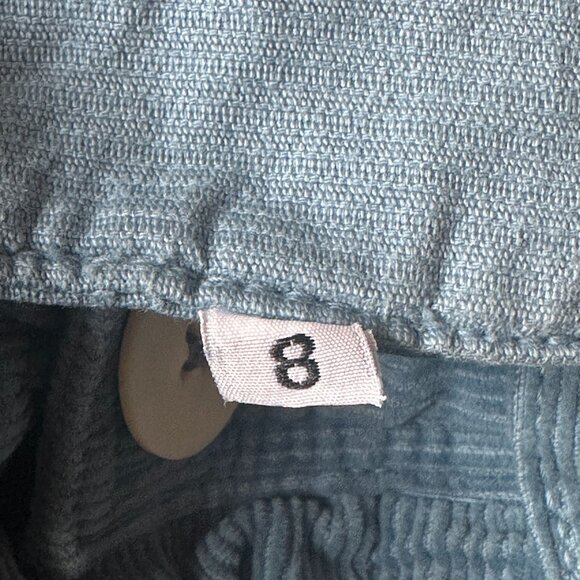 Jesse Kamm corduroy sailor pants in blue ~ size 8, pre-owned! - Picture 4 of 8